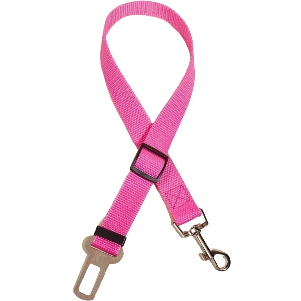 {NEW} Pink Dog Safety Seat Belt One Size